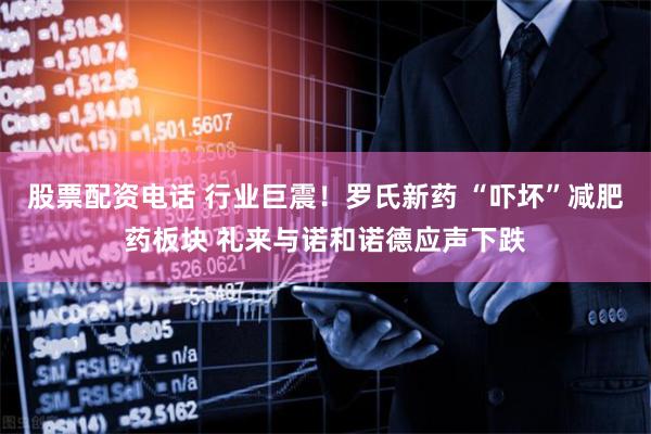 股票配资电话 行业巨震！罗氏新药 “吓坏”减肥药板块 礼来与诺和诺德应声下跌