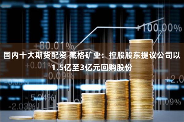 国内十大期货配资 藏格矿业：控股股东提议公司以1.5亿至3亿元回购股份