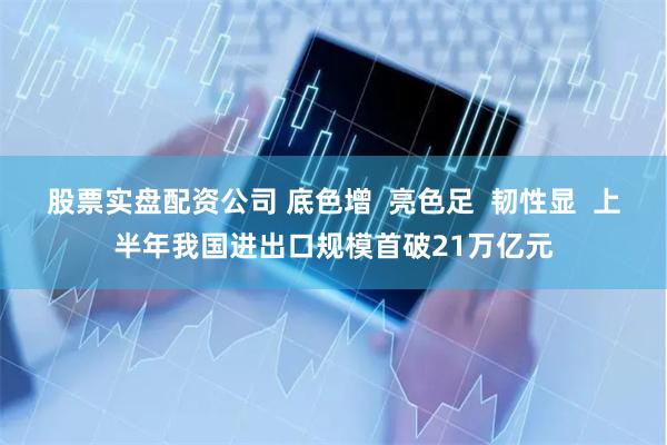 股票实盘配资公司 底色增  亮色足  韧性显  上半年我国进出口规模首破21万亿元