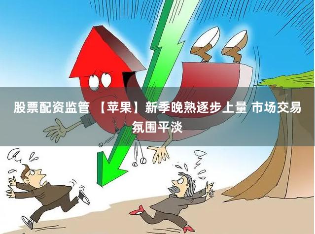 股票配资监管 【苹果】新季晚熟逐步上量 市场交易氛围平淡