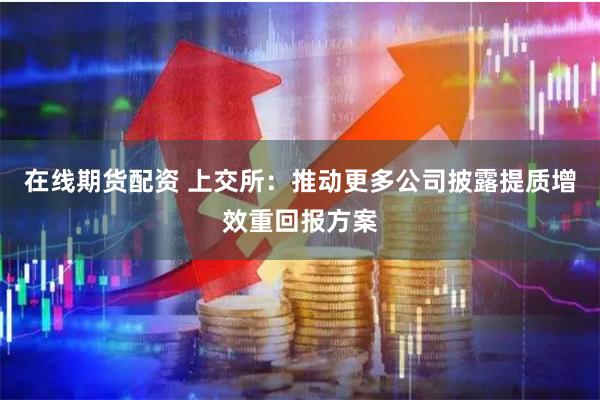 在线期货配资 上交所：推动更多公司披露提质增效重回报方案