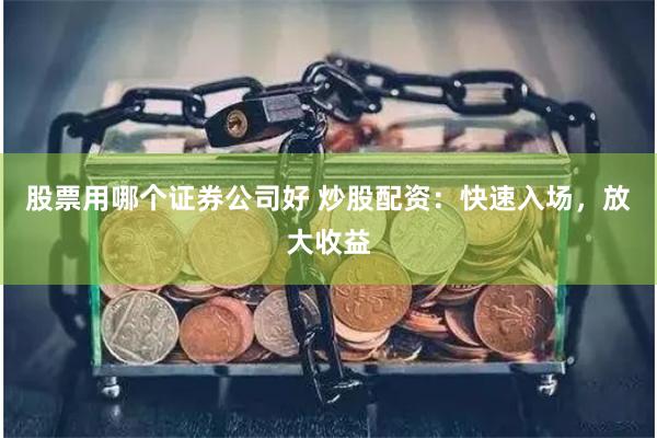 股票用哪个证券公司好 炒股配资:快速入场,放大收益